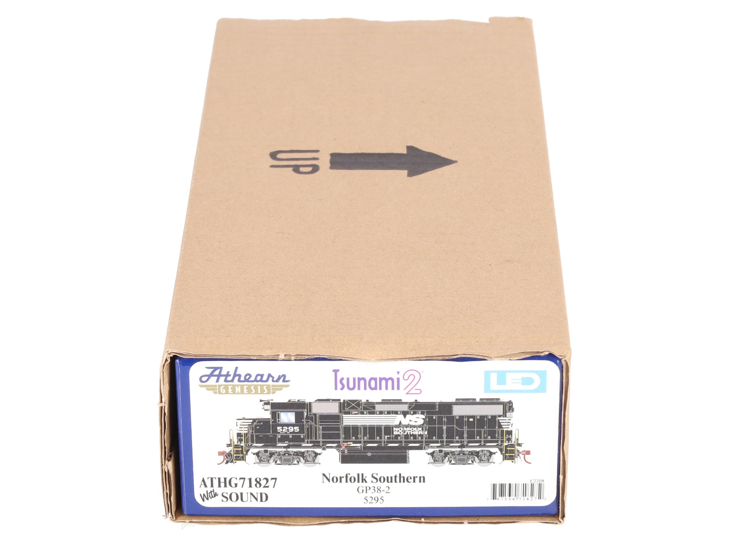 Athearn G71827 HO Norfolk Southern GP38-2 Diesel Locomotive w/ DCC & Sound #5295 LN/Box