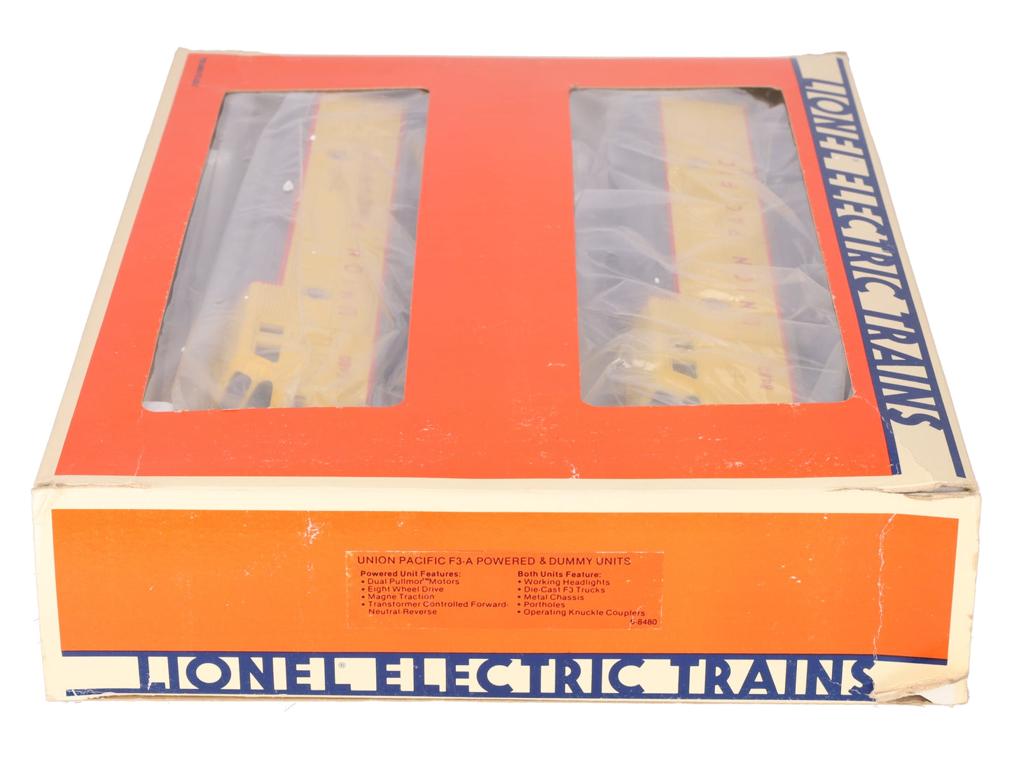 Lionel 6-8480 O Union Pacific Powered and Dummy F3 AA Diesel Set #8480/8482 EX/Box