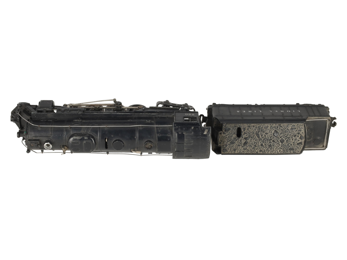 Lionel 726 Vintage O Berkshire 2-8-4 Steam Locomotive & 6466WX Tender VG