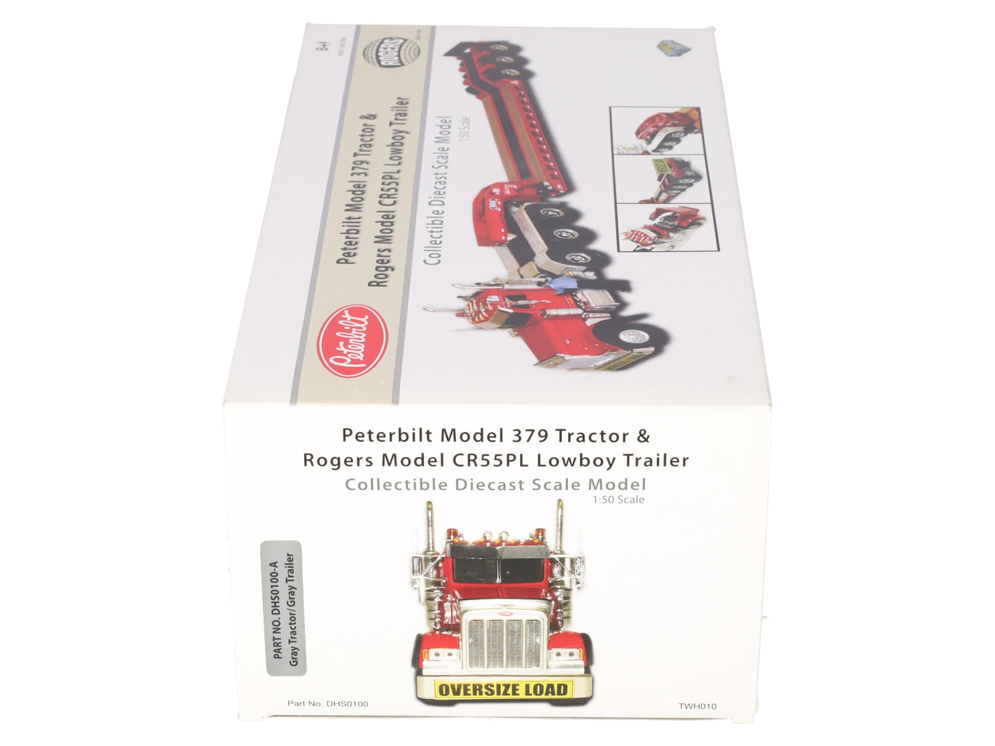 Sword Models DHS0100-A 1:50 Diecast Peterbilt 379 Tractor & Rogers Trailer LN/Box