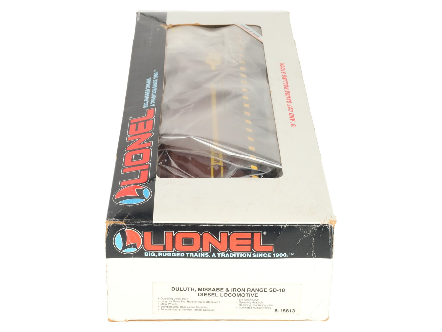 Lionel 6-18813 O Duluth, Missabe & Iron Range SD-18 Diesel Locomotive #8813 VG/Box
