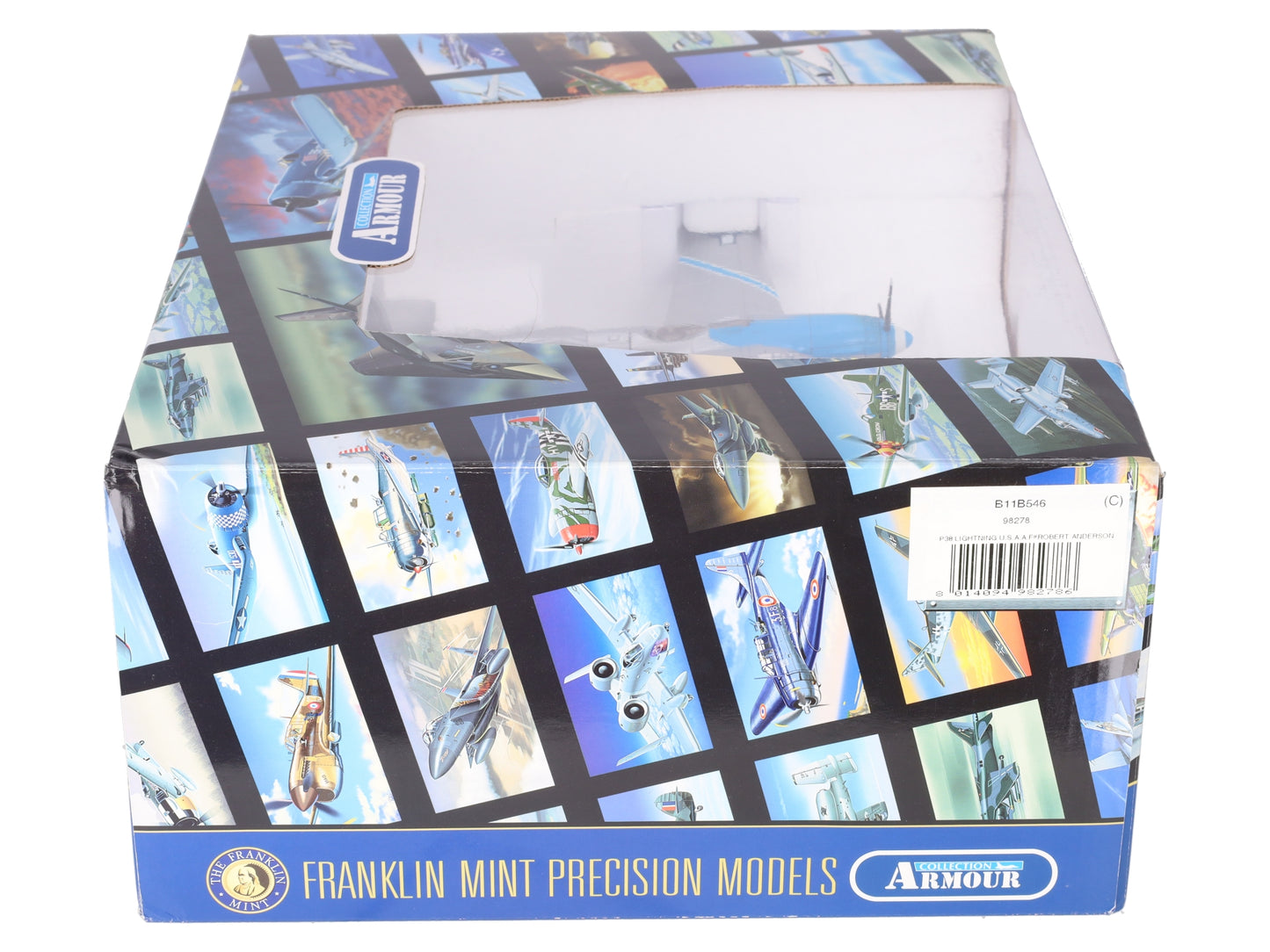 Franklin Mint B11B546 1:48 Diecast WW2 P-38 Lightning U.S.A.A.F Robert Anderson EX/Box