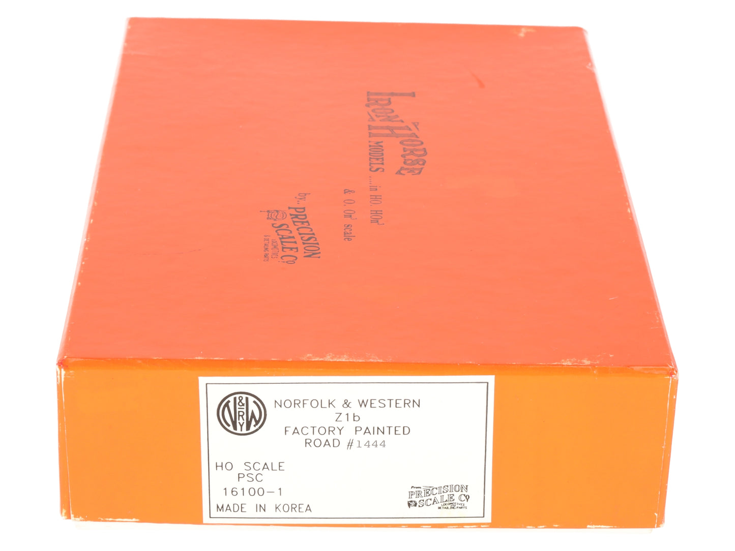 Precision 16100-1 HO BRASS N&W 2-6-6-2 Z1b Steam Loco & Tender #1444 LN/Box