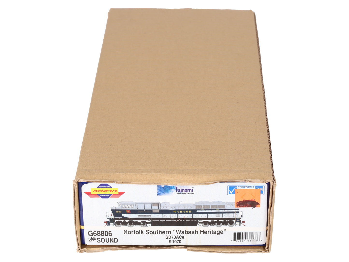 Athearn G68806 HO Wabash NS Heritage SD70ACe Diesel Loco. #1070 w/DCC & Sound EX/Box