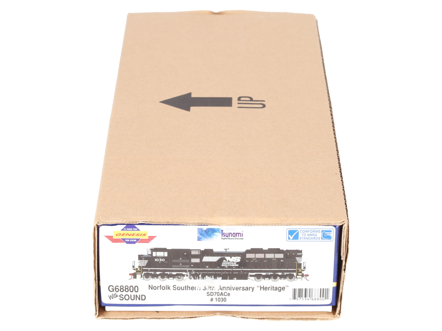 Athearn G68800 HO NS/30th Anniv. SD70ACe Diesel Locomotive #1030 w/DCC & Sound EX/Box