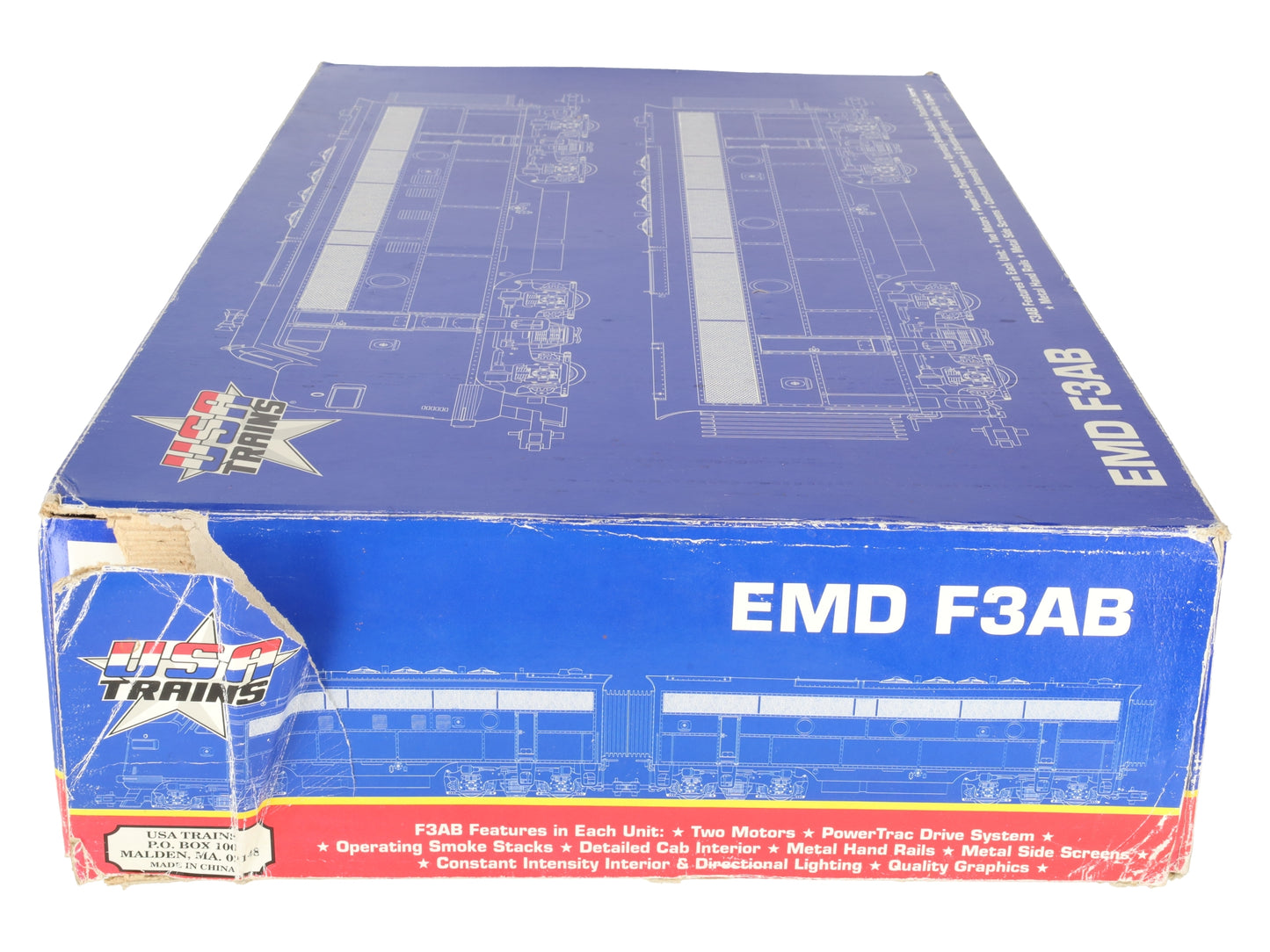 USA Trains 22262 Great Northern F-3 AB Unit Powered Diesel Locomotives EX/Box