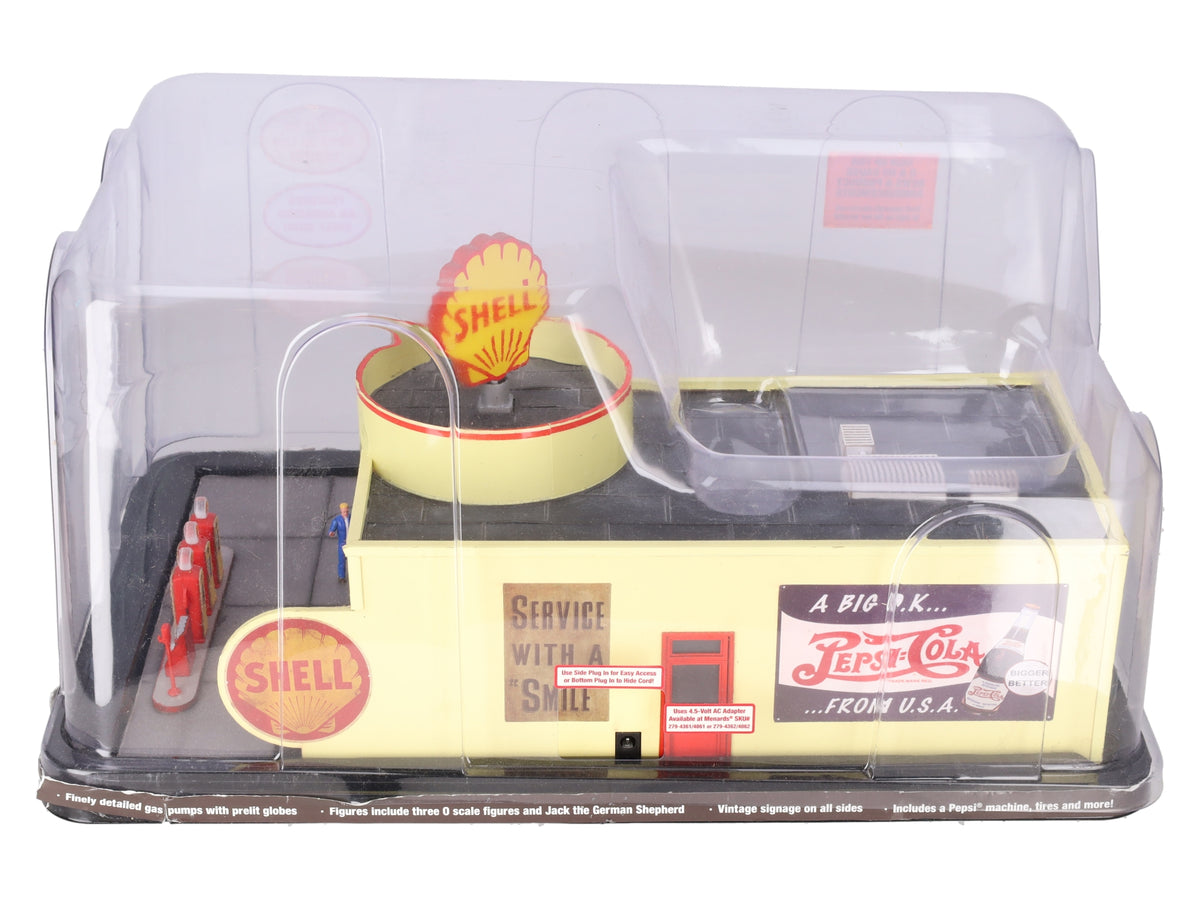 Menards 279-4431 O Gauge Wally's Service Station VG/Box