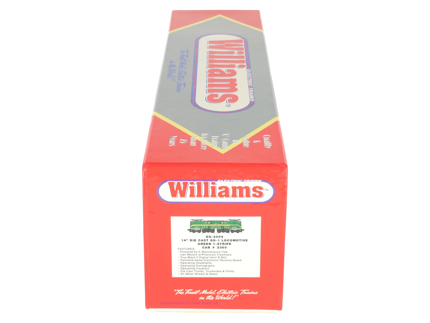 Williams GG-3004 O Gauge Pennsylvania GG-1 Electric Locomotive #2360 EX/Box