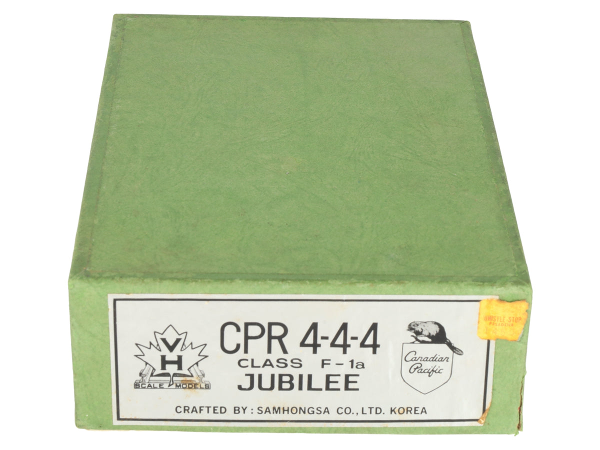 V-H Models HO BRASS CPR F-1a Jubilee 4-4-4 Steam Loco & Tender - Painted/Box