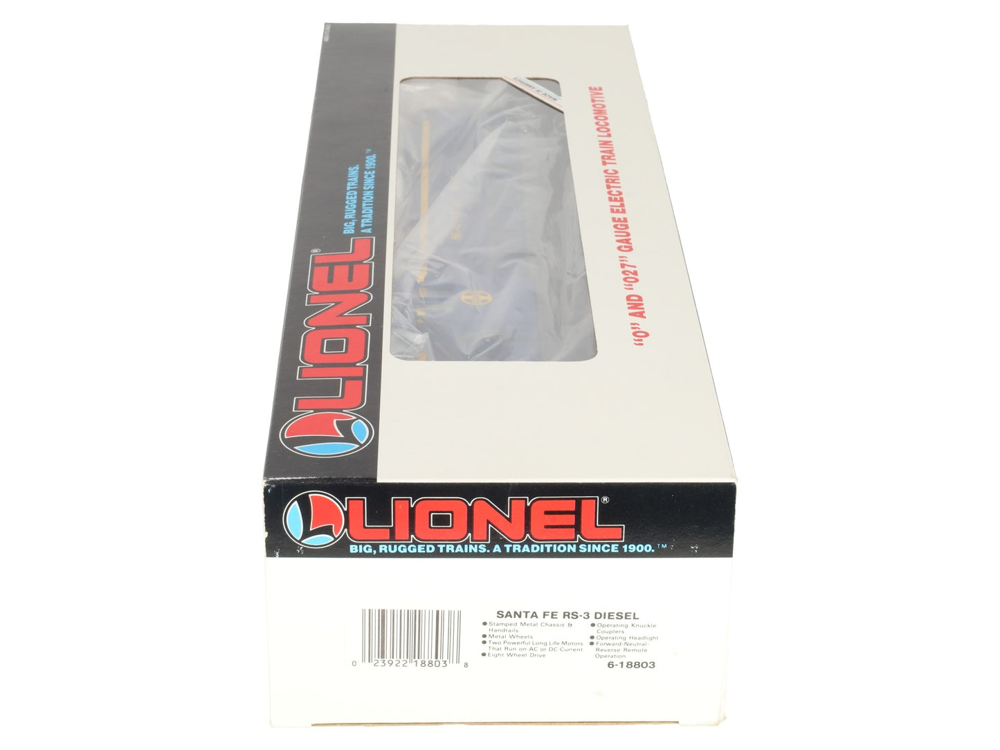 Lionel 6-18803 O Gauge Santa Fe RS-3 Diesel Locomotive LN/Box