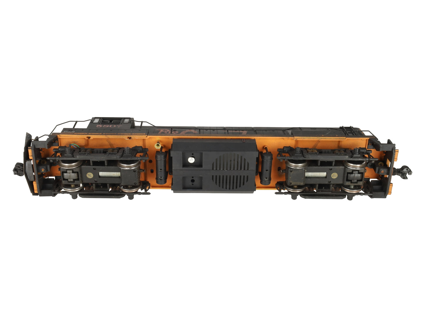 Aristo-Craft 22107 G Custom Weathered Rio Grande U25B Diesel Locomotive #5807 VG