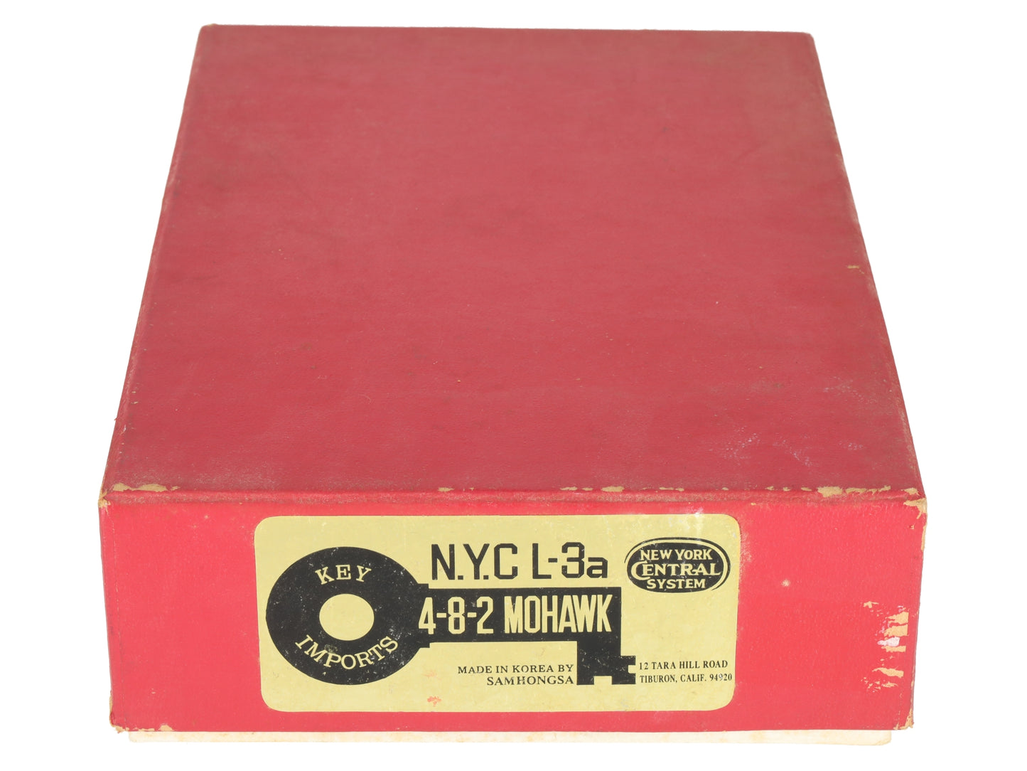 Key Imports HO BRASS NYC L-3a 4-8-2 Mohawk Steam Loco & Tender #3010 - Painted EX/Box