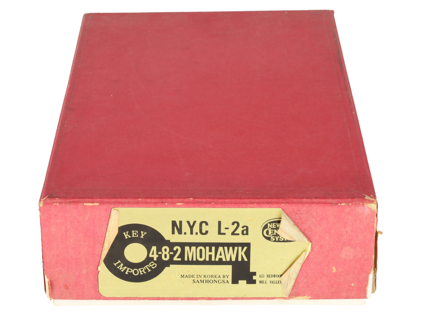 Key Imports HO BRASS NYC L-2a 4-8-2 Mohawk Steam Locomotive & Tender -Painted EX/Box