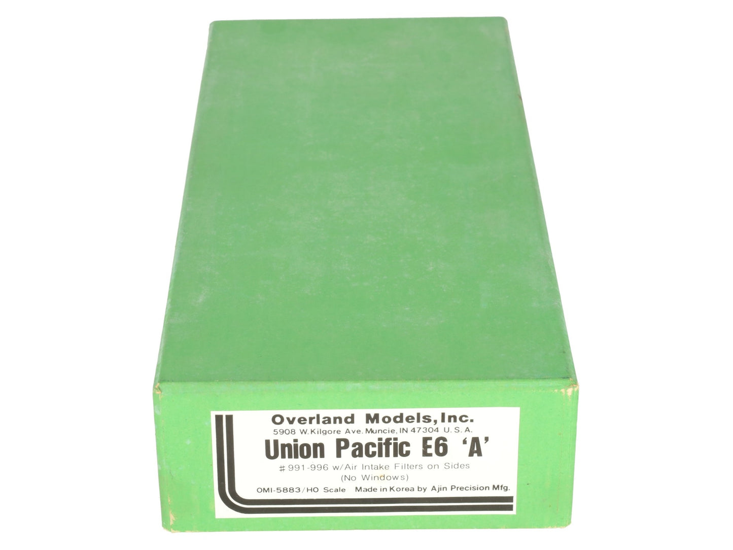 Overland OMI-5883 HO BRASS Union Pacific E6 'A' Diesel Locomotive - Unpainted EX/Box