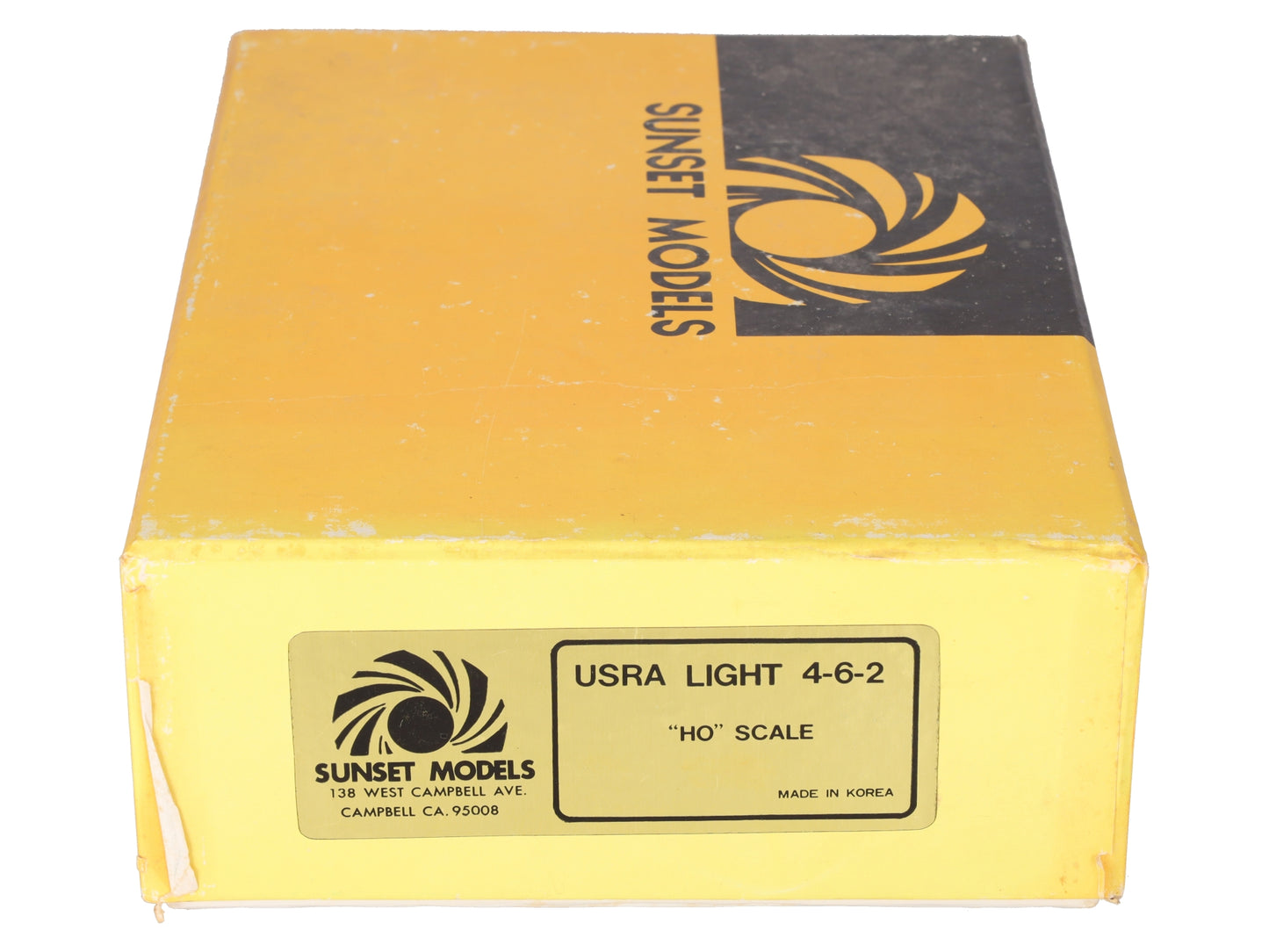 Sunset Models HO BRASS USRA Light 4-6-2 Steam Locomotive & Tender - Unpainted EX/Box