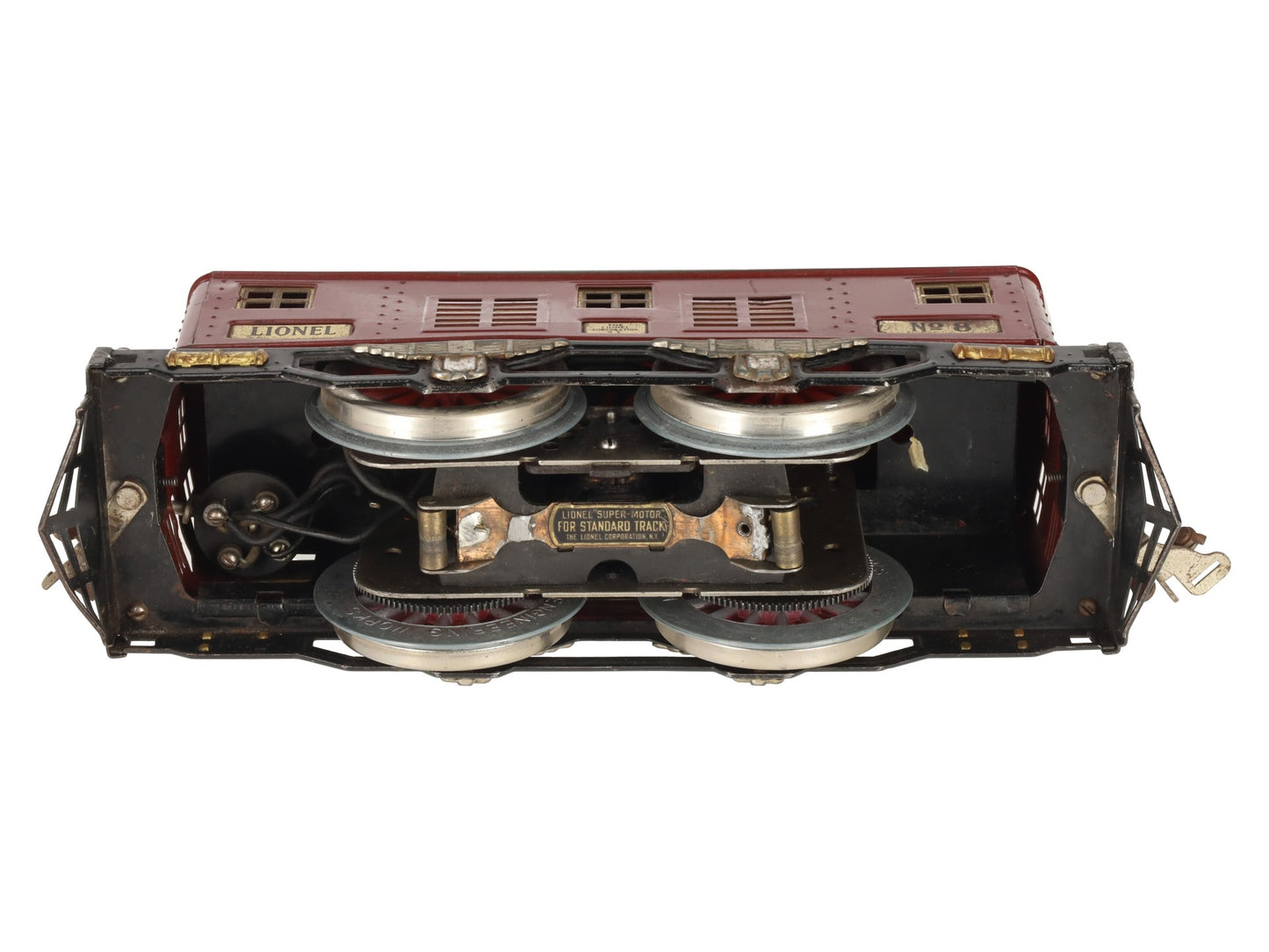 Lionel 8 Vintage Standard Gauge Prewar 0-4-0 Powered Electric Locomotive VG