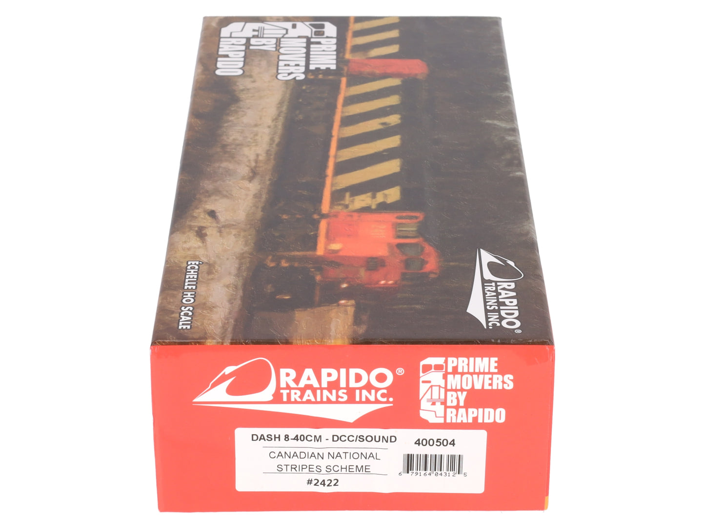 Rapido Trains 400504 HO Canadian National DASH 8-40CM Engine #2422 w/DCC/Sound LN/Box