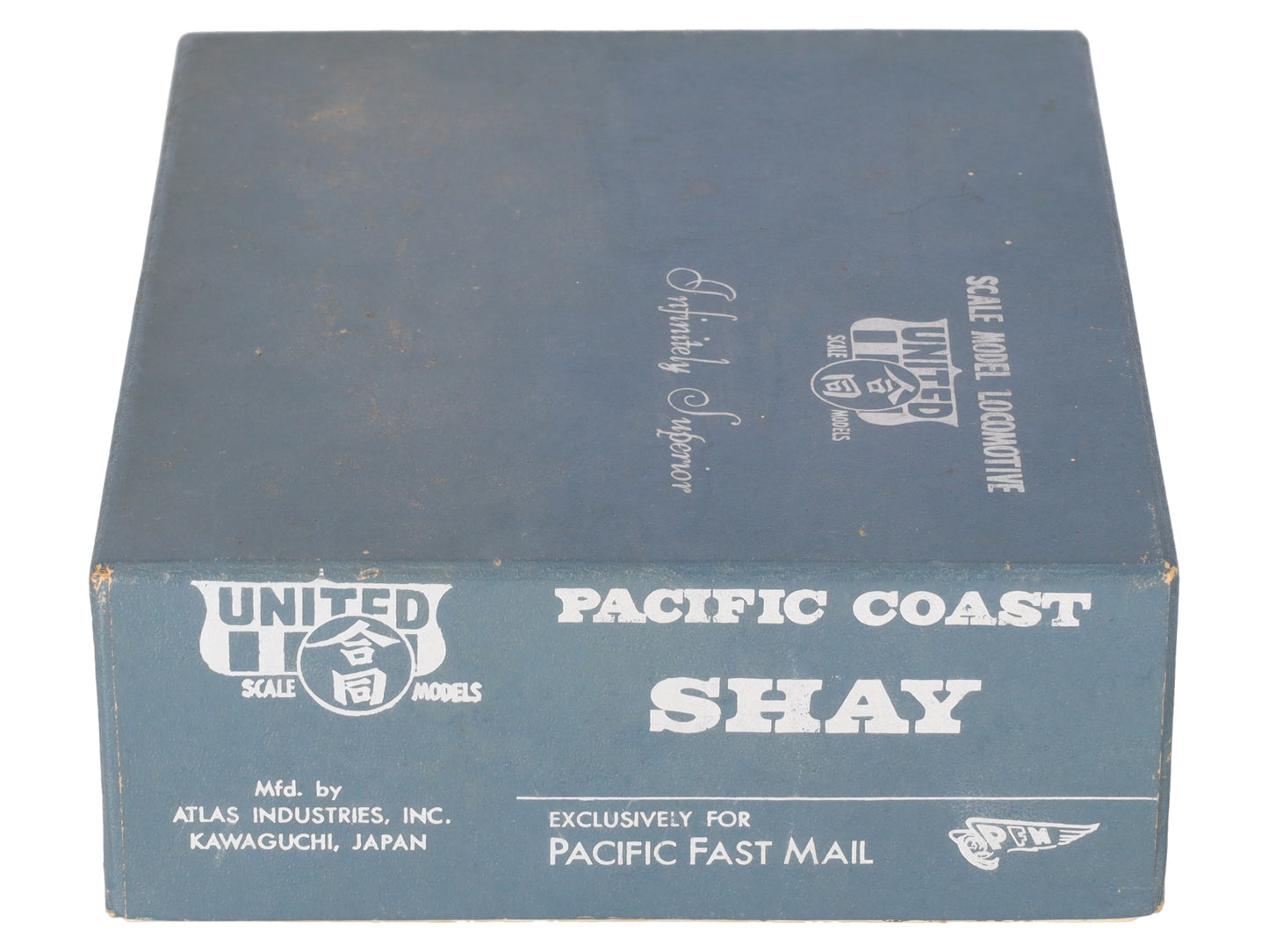 United Scale Models HO BRASS Pacific Coast Shay Locomotive - unpainted EX/Box