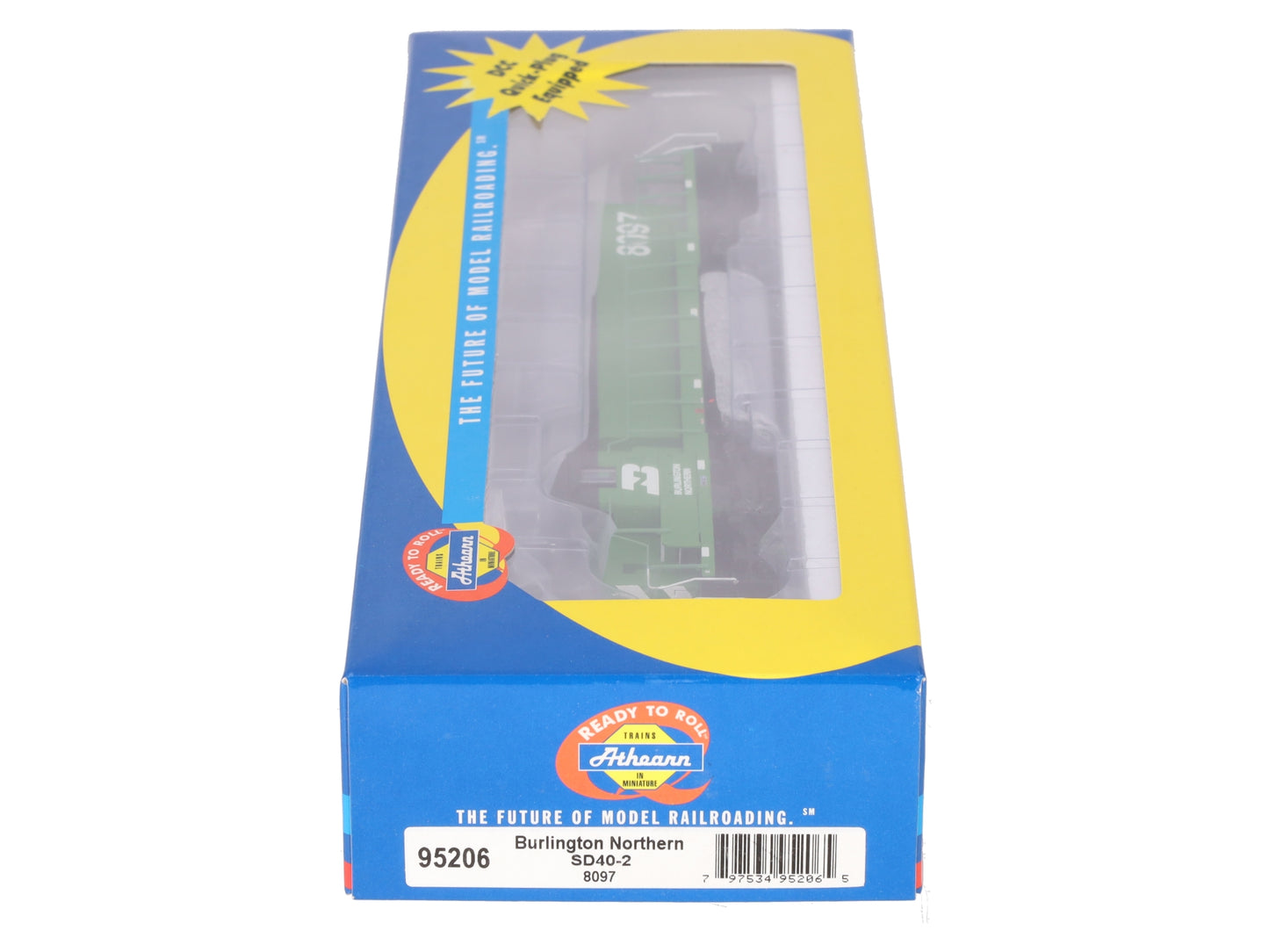 Athearn 95206 HO Scale Burlington Northern SD40-2 Diesel Locomotive #8097 LN/Box