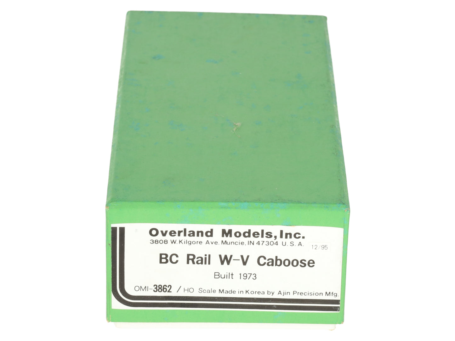Overland OMI-3862 HO BRASS BC Rail Wide Vision Caboose - Unpainted LN/Box