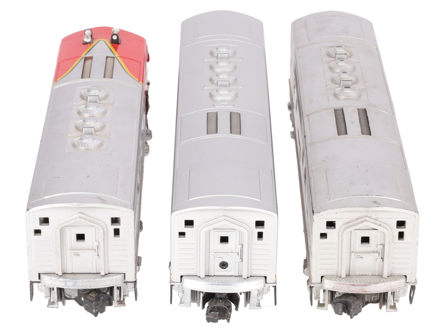 Lionel 2343 Vintage O Santa Fe F3 ABB Dummy Diesel Locomotive Set VG