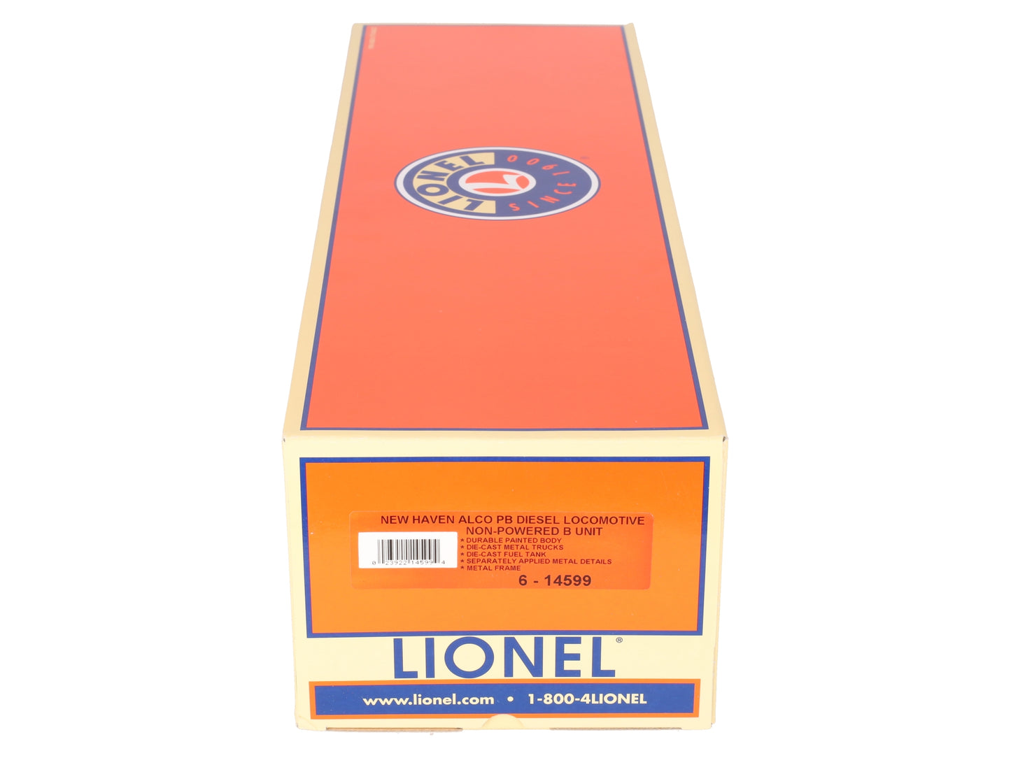 Lionel 6-14599 O Gauge New Haven Alco PB B Unit Non-Powered Diesel #0767-B LN/Box