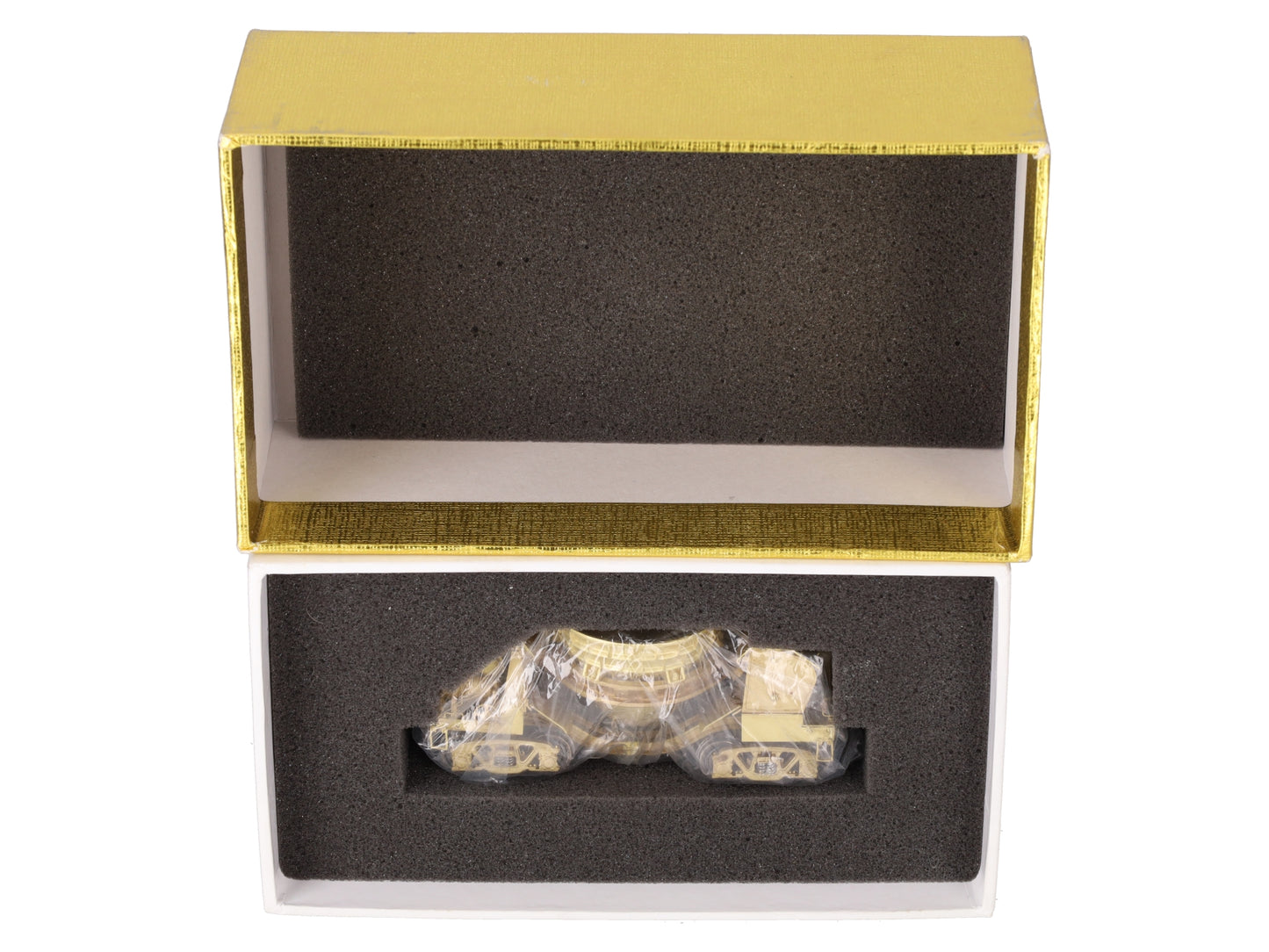 Oriental Limited 2015 HO BRASS Slag Car w/ Waffle Top -Unpainted EX/Box