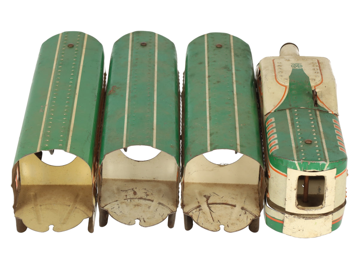 Marx 10005 Vintage O Gauge UP Streamliner Lithographed Diesel Passenger Set VG