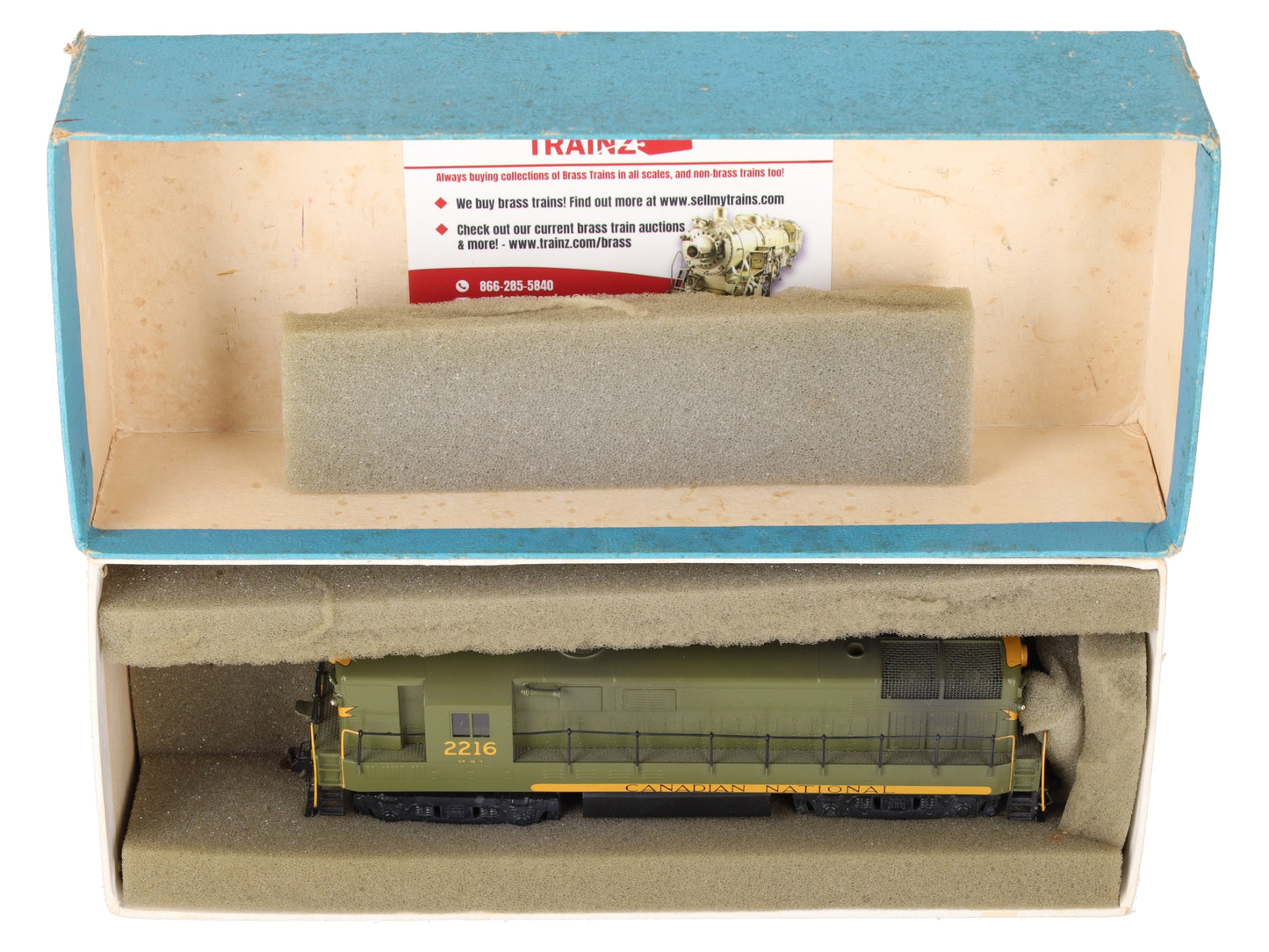 Howell Day HO BRASS Red Ball Baby Trainmaster H-16-44 Diesel Locomotive- Painted/Box