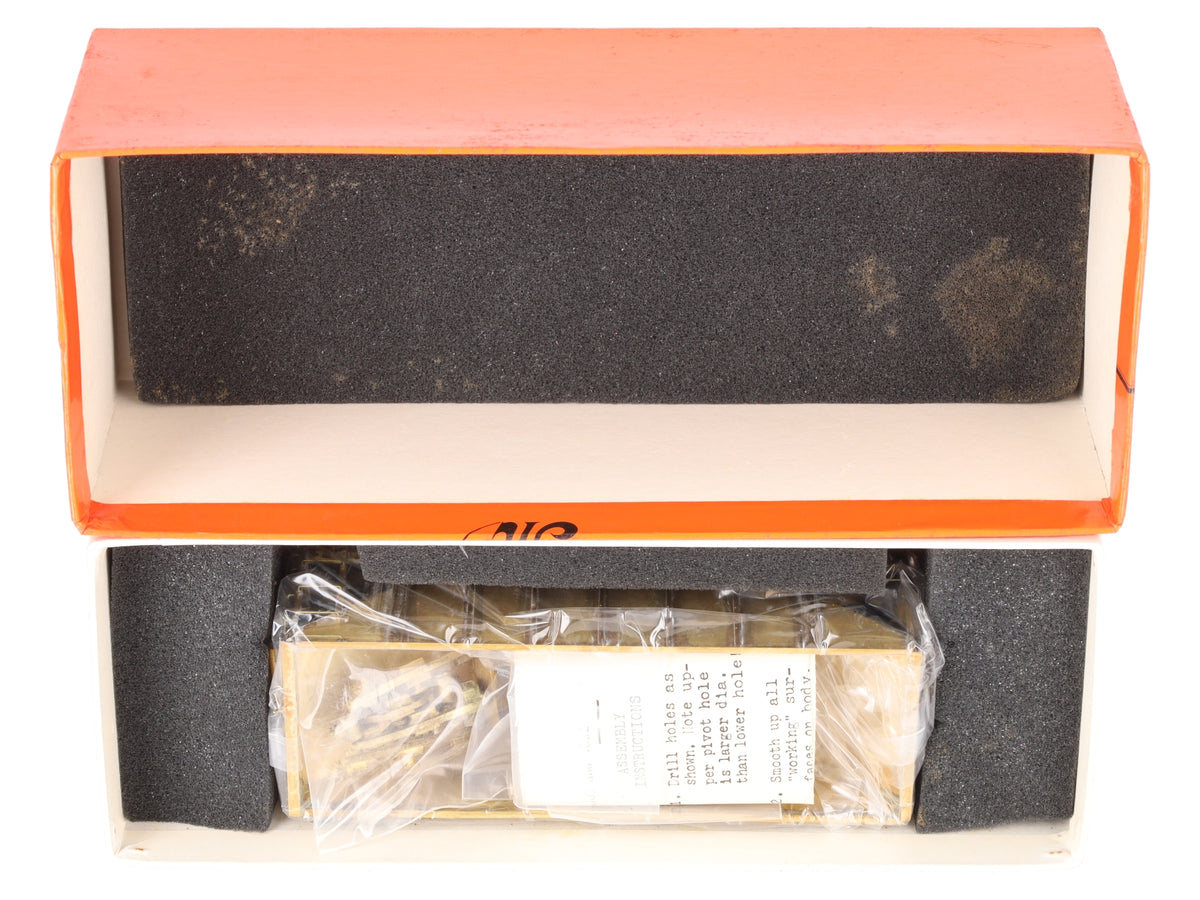 Iron Horse On3 Scale BRASS East Broadtop 2- Bay Oar Hopper Car- Unpainted EX/Box