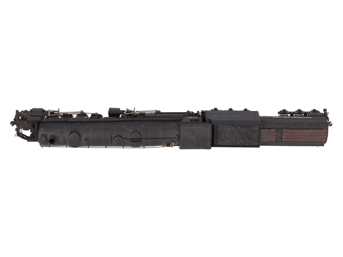 AHM 2197 HO Scale Baltimore & Ohio Mallet Steam Engine & Tender #2197 VG