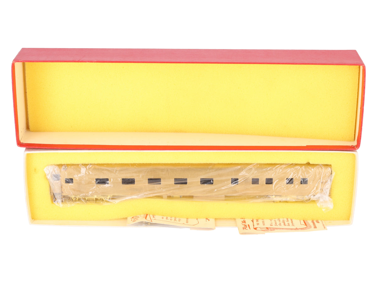 S. Soho & Co. HO Scale BRASS Sleeper Car- Unpainted EX/Box