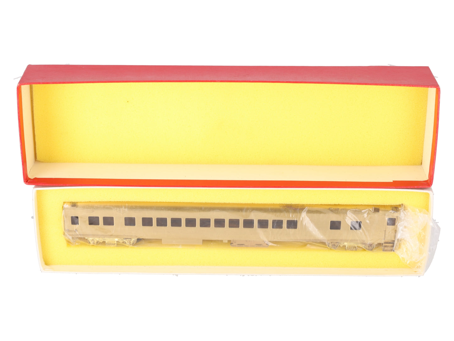 S. Soho & Co. HO Scale BRASS Passenger Coach Car- Unpainted EX/Box