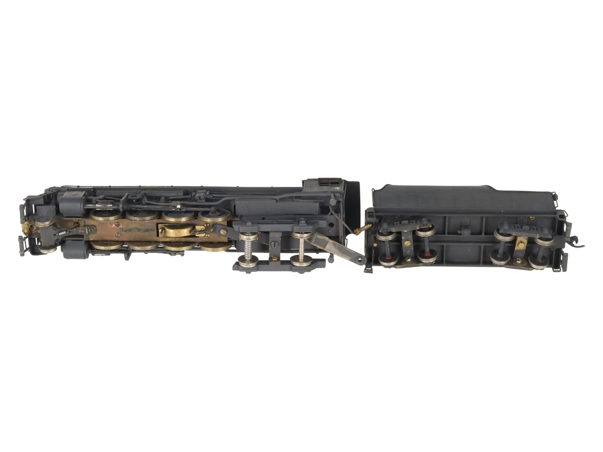 BRASS HO Scale 2-8-4 Berkshire Steam Locomotive - Painted