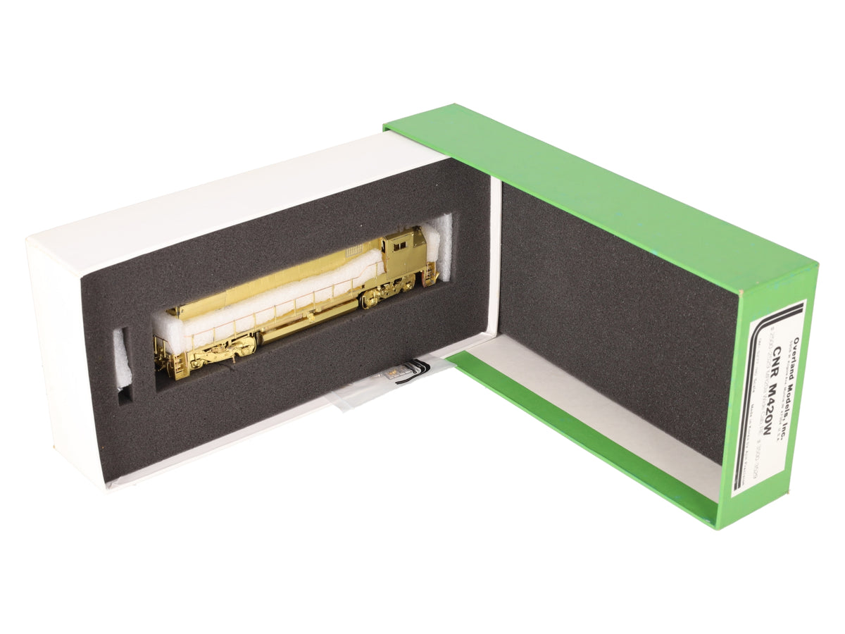 Overland OMI-5277 HO BRASS CNR M420W Diesel Locomotive - Unpainted EX/Box