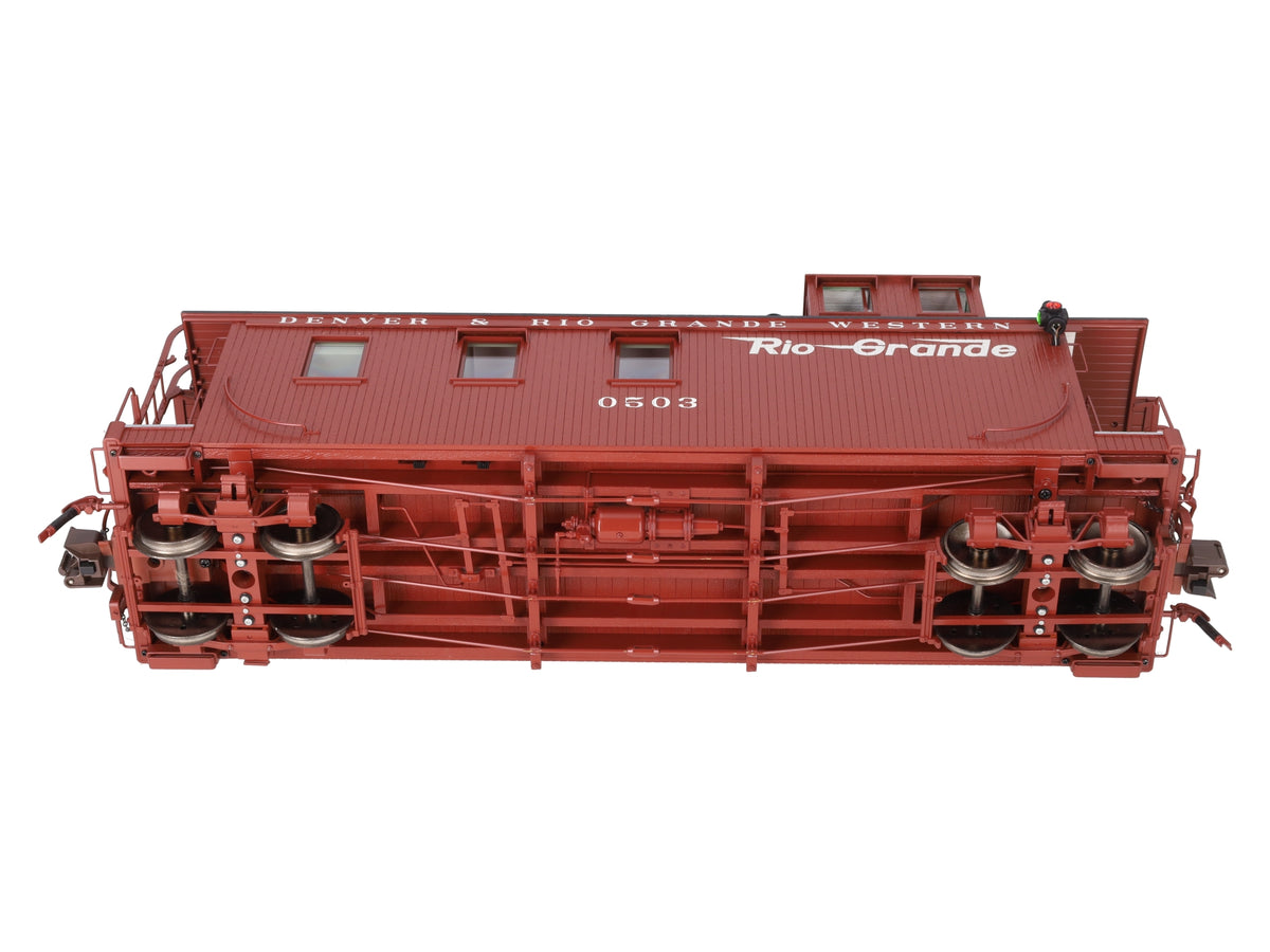 Bachmann 88797 G Spectrum D&RGW Long Caboose #0503 (Metal Wheels) VG