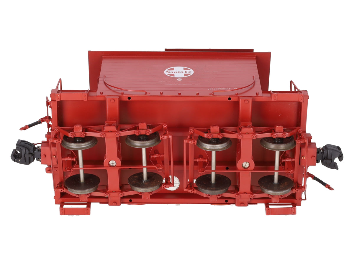 Accucraft AC83-151 1:20.3 West Side Brass Lumber Caboose #6 w/ Metal Wheels