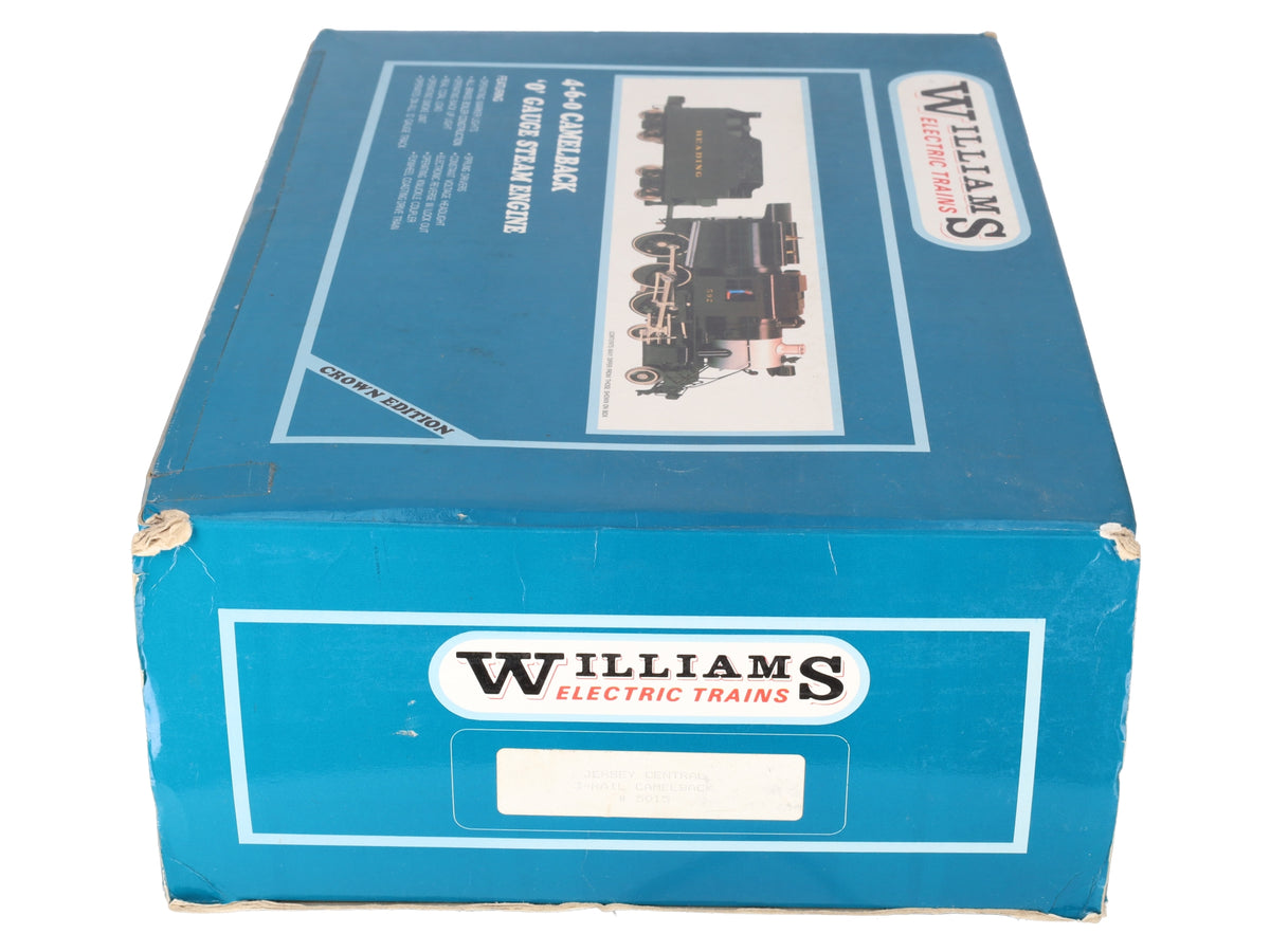 Williams 5015 O Gauge BRASS CNJ Camelback 4-6-0 Steam Locomotive & Tender #631 EX/Box