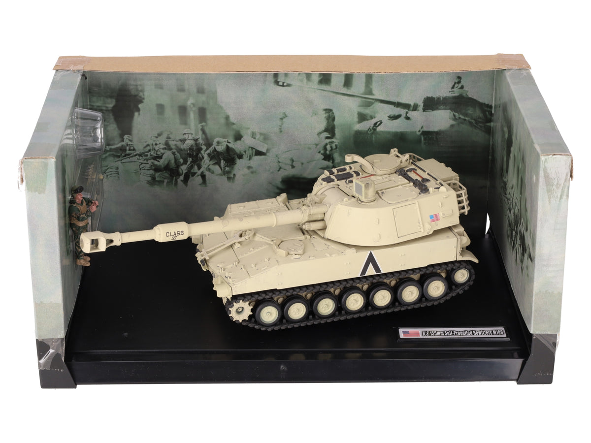 Forces of Valor 90021 1:32 Diecast U.S. 155mm Self-Propelled Howitzers M109 LN/Box