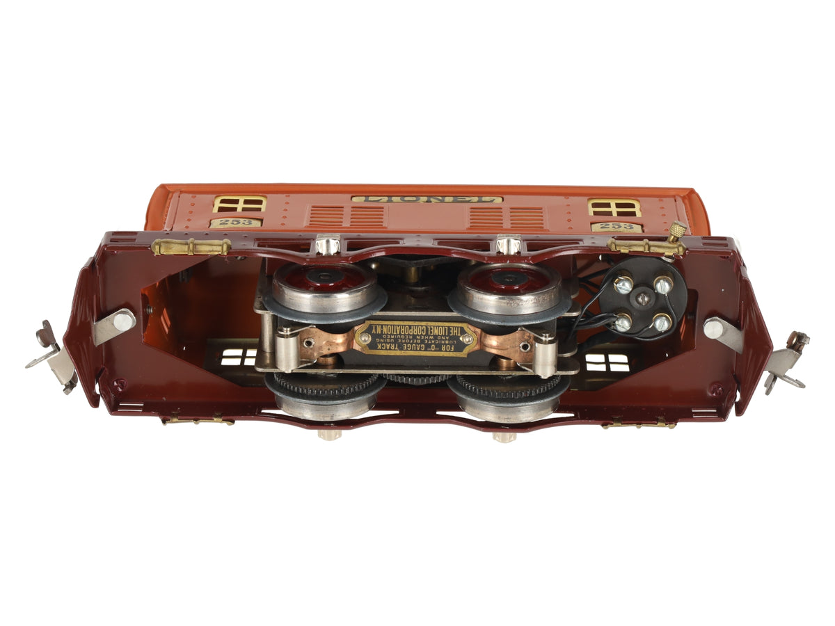 Lionel 253 Vintage O Prewar Terracotta Electric Locomotive -Repainted