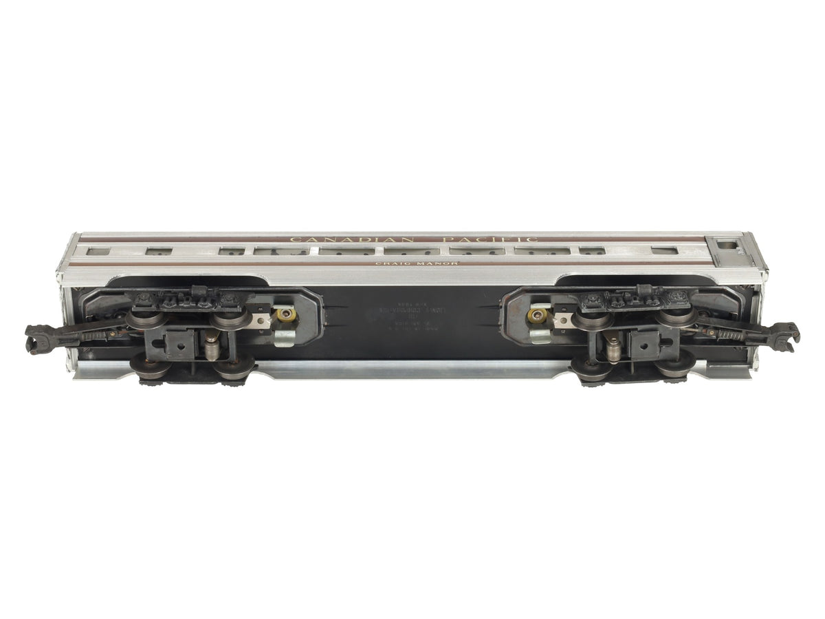Lionel 2554 Vintage O Canadian Pacific Craig Manor Aluminum Pullman Car EX