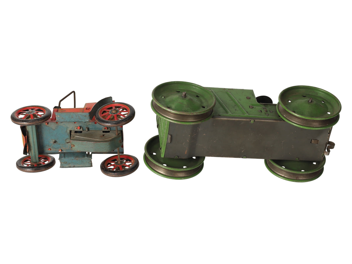 Modern Toys & Marx Vintage Wind-Up Tractor No 5 & Old Timer Model T Car 27579