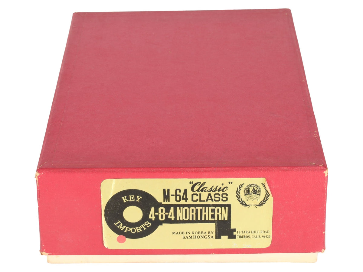 Key Imports HO Scale BRASS Northern 4-8-4 M-64 Class Locomotive & Tender #1704/Box