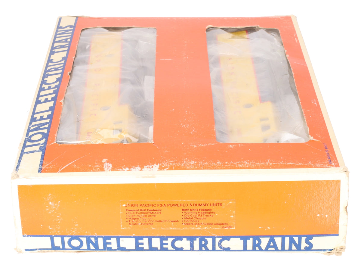 Lionel 6-8480 O Union Pacific Powered and Dummy F3 AA Diesel Set #8480/8482 VG/Box