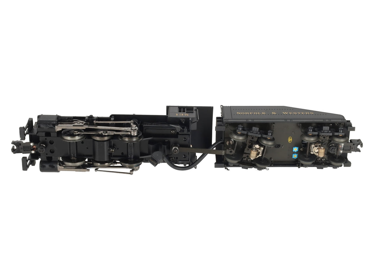 MTH 30-1411-1 O Gauge Norfolk & Western 0-6-0 USRA Steam Switcher w/PS 2.0 #135 EX