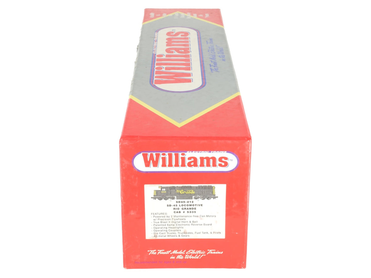 Williams SD45-212 O Denver &Rio Grande Western SD-45 Diesel Locomotive #5335 LN/Box