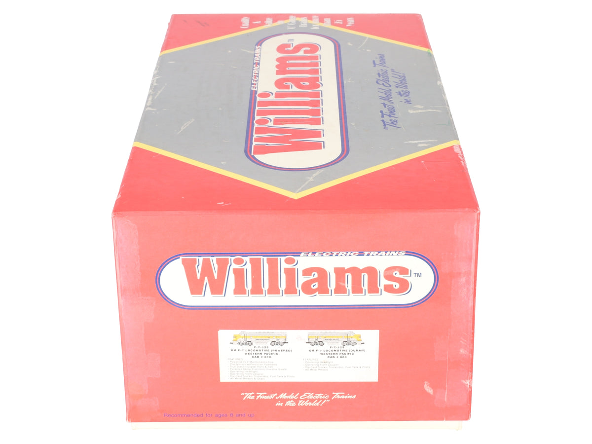 Williams O Gauge Western Pacific F7 AA Diesel Engine Set: #808 & 810 w/ Sound EX/Box