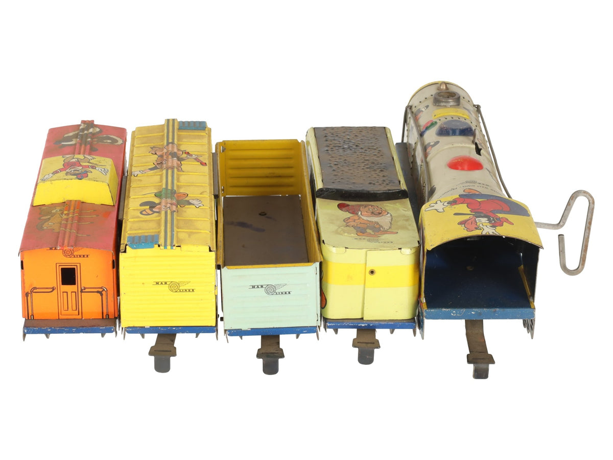 Marx Vintage O Prewar Wind-Up Disney Steam Freight Set VG