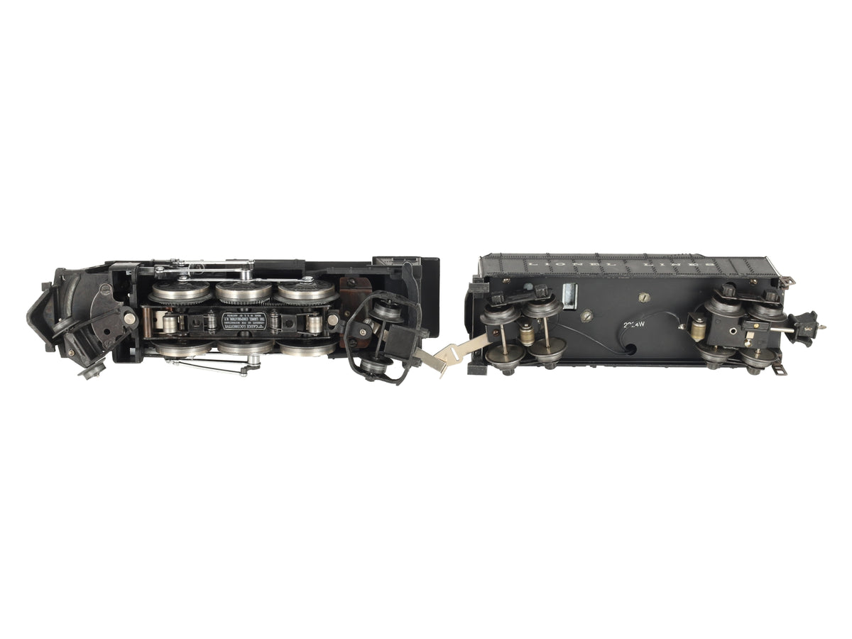 Lionel 224E Vintage O Gauge Diecast 2-6-2 Steam Locomotive & Tender 2224W