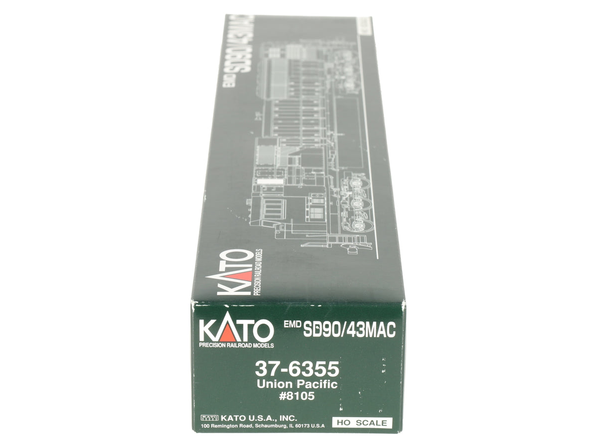 Kato 37-6355 HO Scale Union Pacific SD90/43MAC Diesel Locomotive #8105 EX/Box
